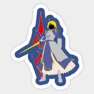 Saber Silhouette Sticker